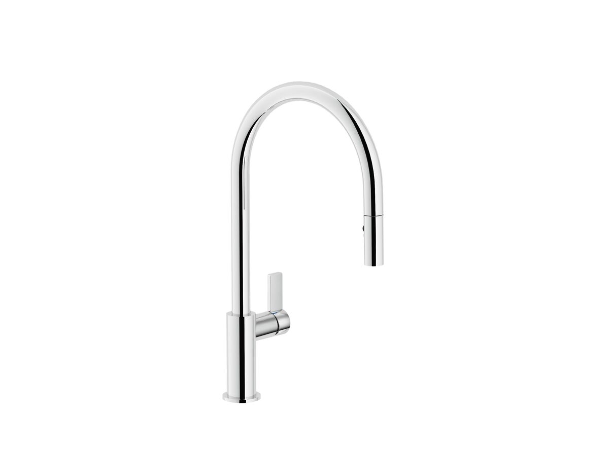 Nobili Flag Pull Out Sink Mixer Chrome (4 Star)