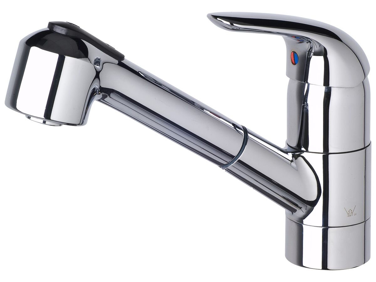 American Standard Studio Saga Sink Mixer Tap with Pull Out Spray (4 Star)