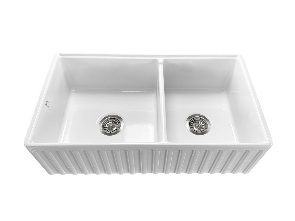 Memo Harper 1 3/4 Butler Sink Fireclay White