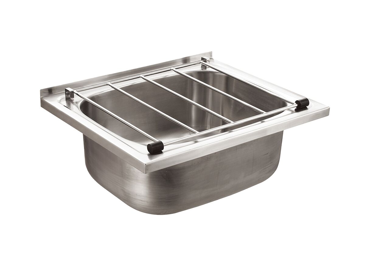 Wolfen #316 Stainless Steel Cleaners Sink with Grate