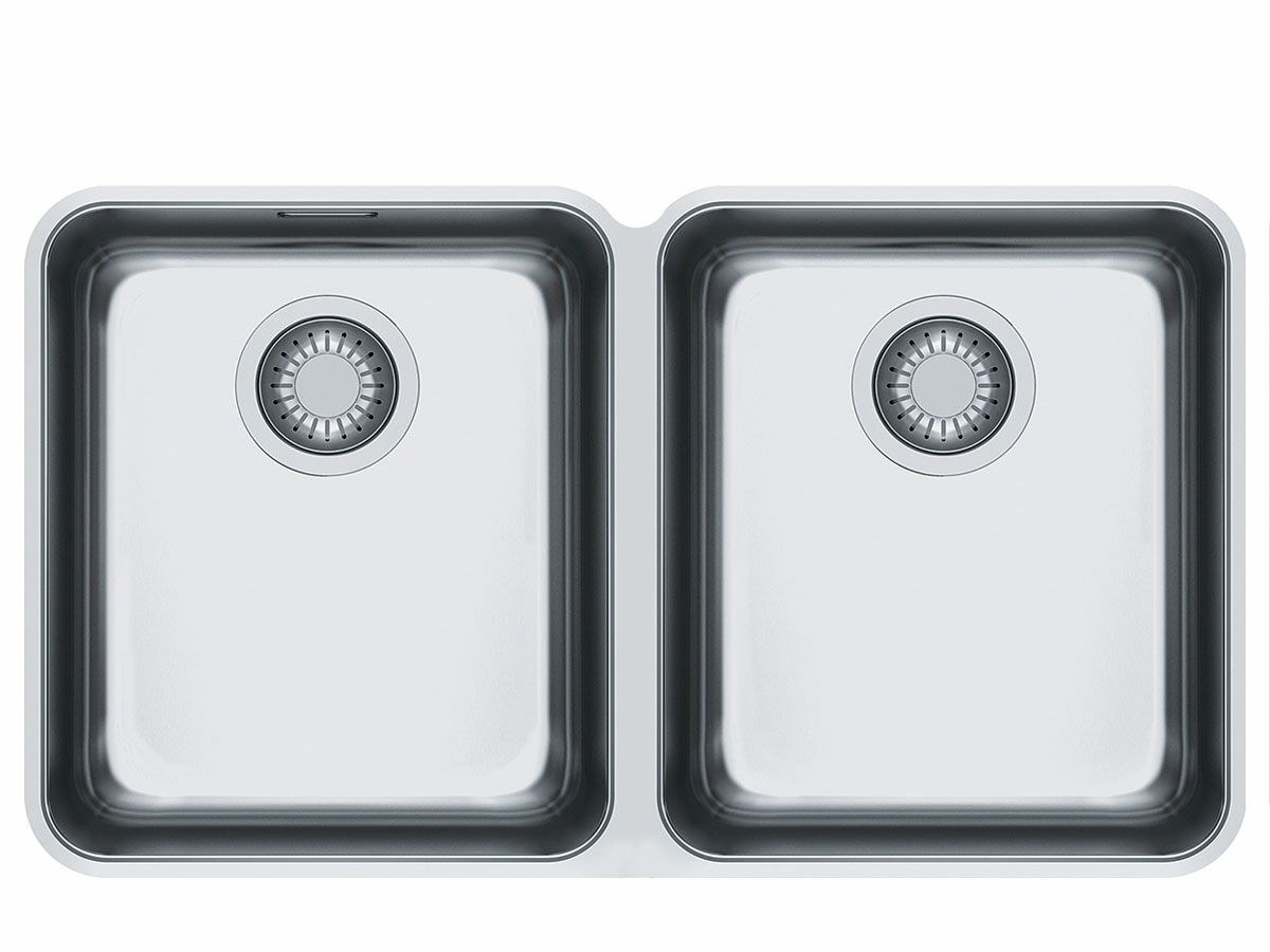 Franke Ancona ANX120 Double Bowl Undermount Sink Only Stainless Steel