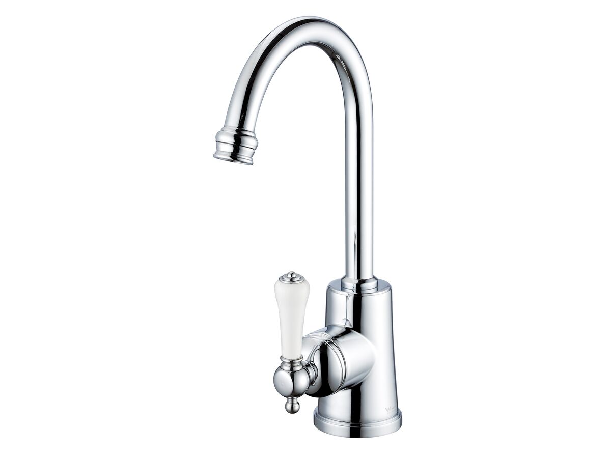 Kado Era Sink Mixer Small Porcelain Handle Chrome (5 Star)