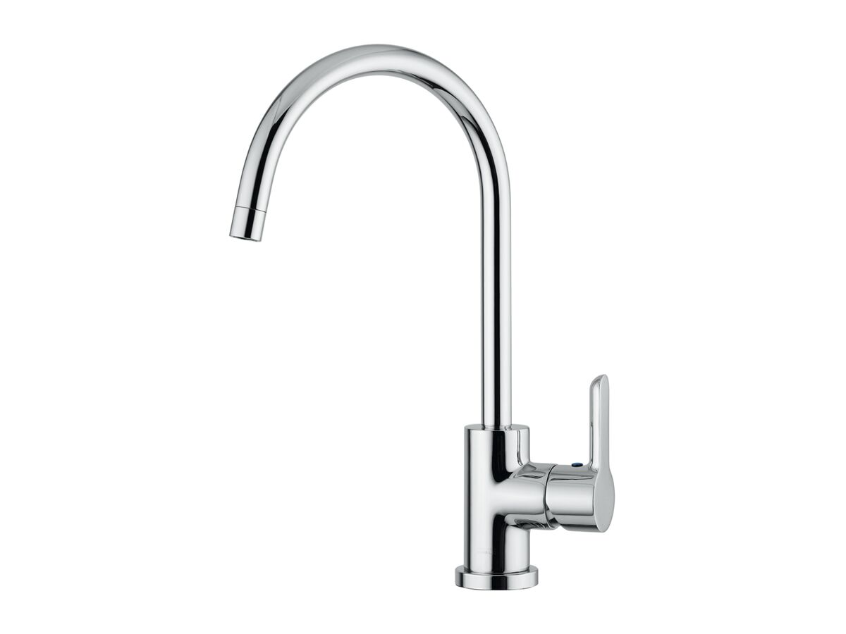 Nobili Balance Gooseneck Sink Mixer Tap Chrome (4 Star)