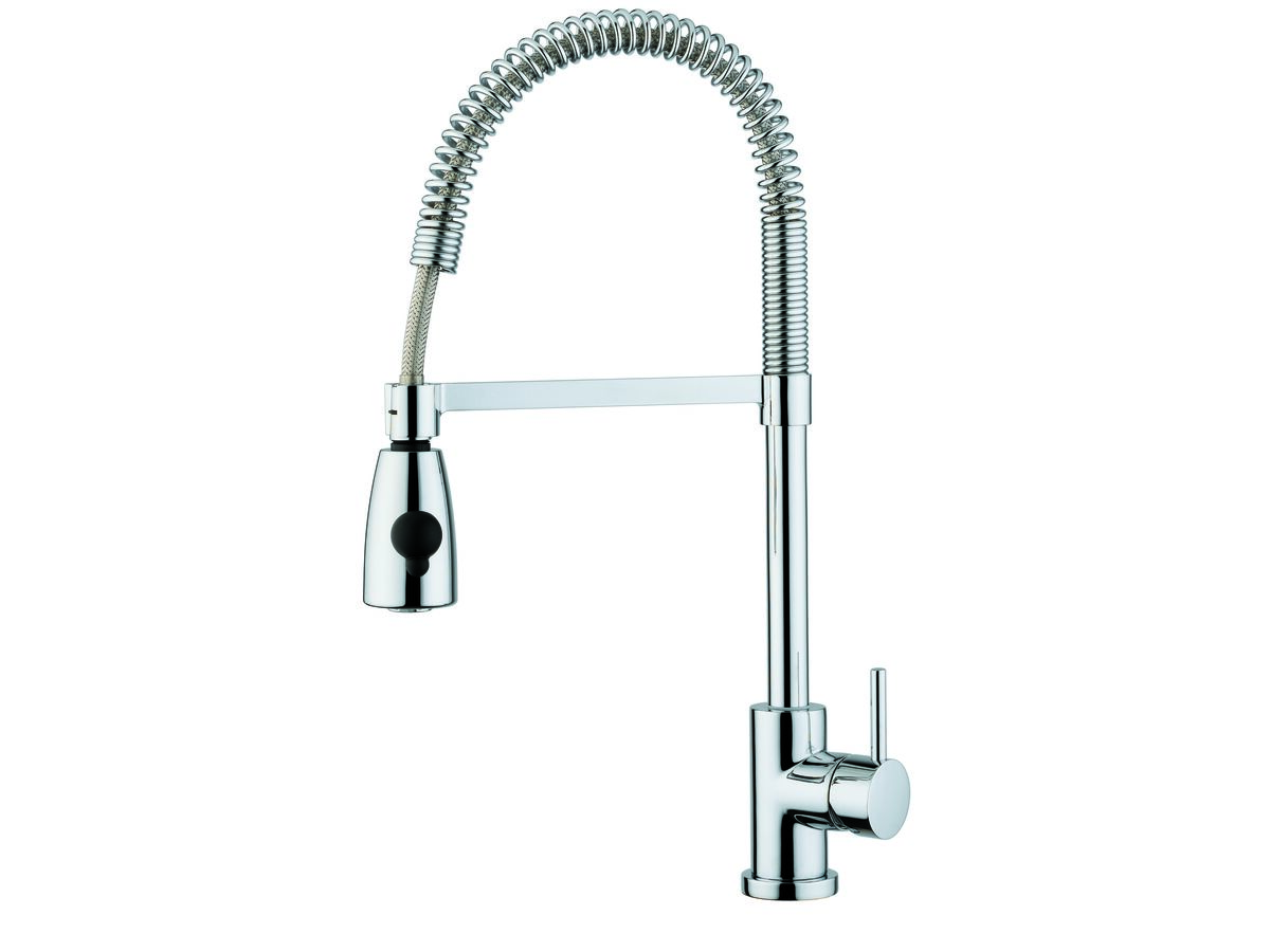 Nobili Oz T7 Pull Down Spray Sink Mixer Chrome (4 Star)