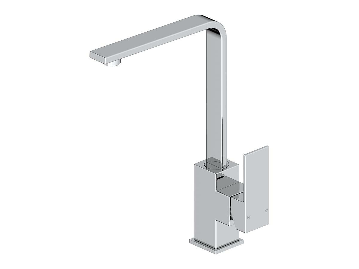 Mizu Bloc MK2 Sink Mixer Tap Chrome (4 Star)