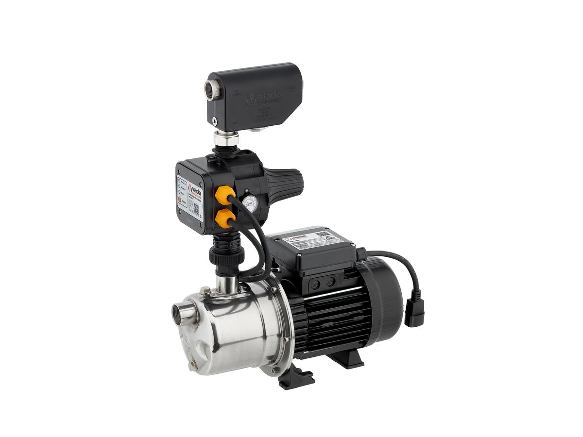 Vada Flow Boss Jet Pump VFB-J60 with Vada Flow Boss Auto Pressure Control VFB-APC and Vada Flow Boss Mechanical Water Switching Unit 20mm VFB-MSU20