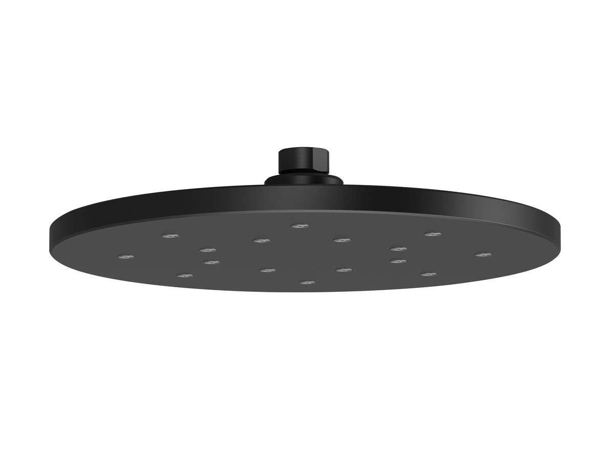 Milli Marq Edit Overhead Shower 250mm Matte Black (3 Star)