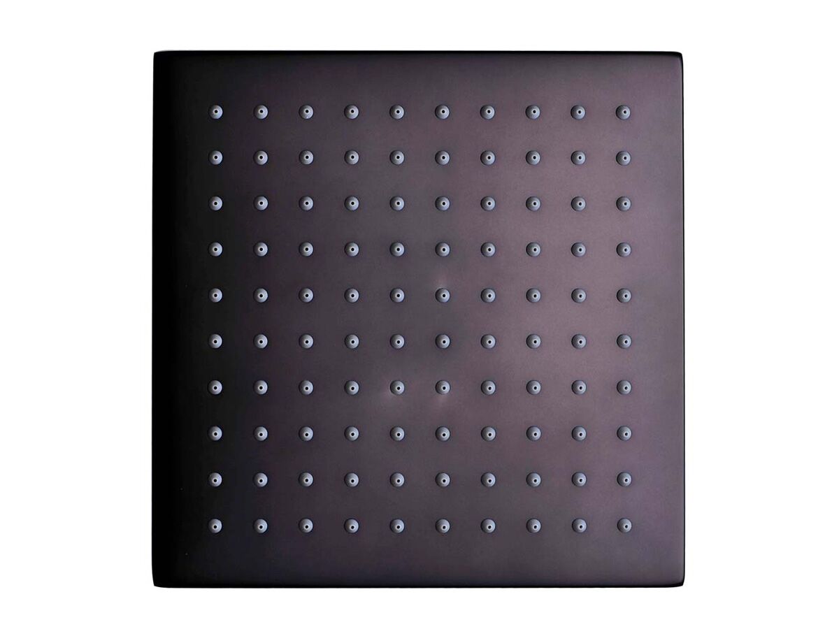 Mizu Bloc Overhead Shower 200mm Matte Black (3 Star)