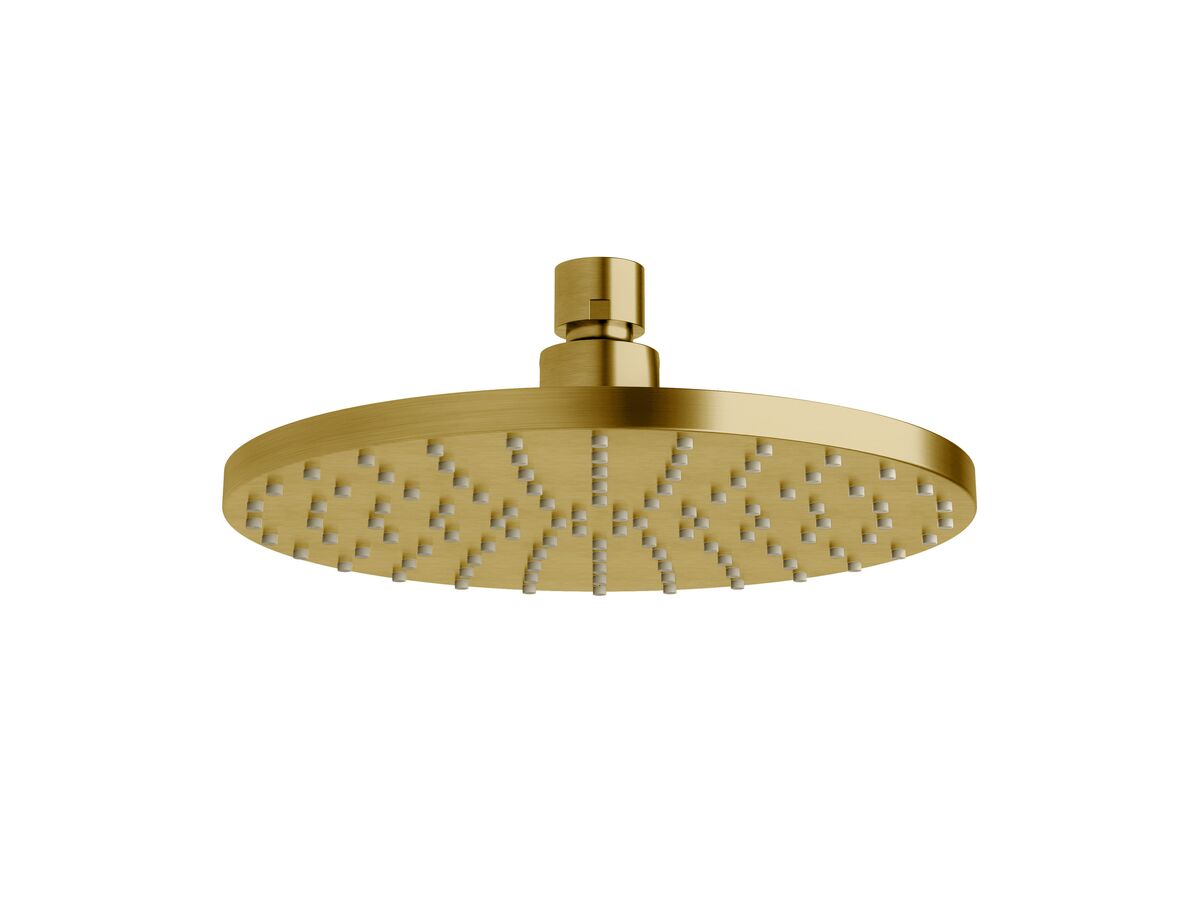 Milli Mood Edit Shower Head 180mm PVD Brushed Gold (3 Star)