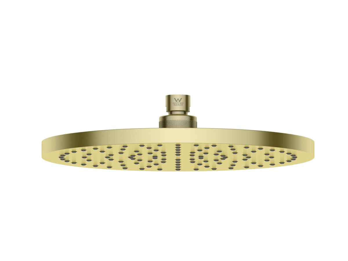 Roca Ona ABS Overhead Shower 250mm Brushed Brass (3 Star)