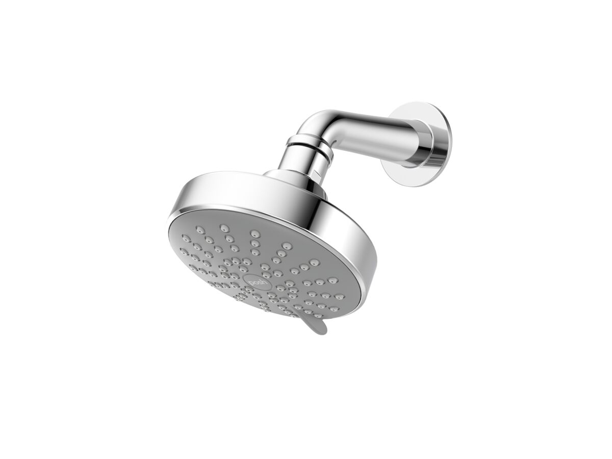 Posh Solus MK3 Wall Shower & Arm 3 Functions Chrome (4 Star)